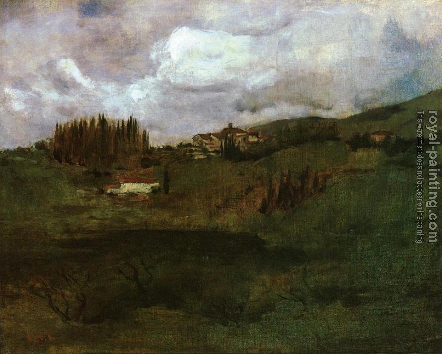John Henry Twachtman : Tuscan Landscape